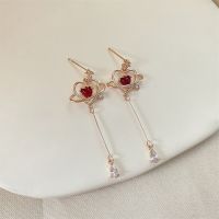 hotx【DT】 New Drop Earrings Delicate Pendientes Jewelry