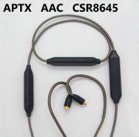 APTX ชุดหูฟังไร้สายสาย Dual แบตเตอรี่ CSR8645ชิป AAC ชุดหูฟังบลูทูธสาย MMCX อัพเกรดสายสัญญาณเสียงสำหรับ Shure SE535 UE900