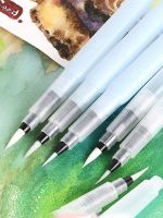 【STOCK】 Japanese cherry blossom fountain pen brush solid watercolor large-capacity water storage brush water brush watercolor brush