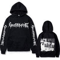 Ghostemane Double Sided Print Hoodie Mens Vintage Rock Loose Hoodies Men Fashion Casual Hip Hop Sweatshirt Man Pullover Size XS-4XL