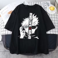 HOT 【Fashion】 เสื้อยืดคอกลมJujutsu Kaisen เสื้อยืดผู้ชายอนิเมะ, เสื้อยืดแขนสั้นลำลองไซส์ใหญ่พิเศษพิมพ์ลายทรงหลวมฤดูร้อน แฟชั่นแขนสั้นผ้าฝ้าย