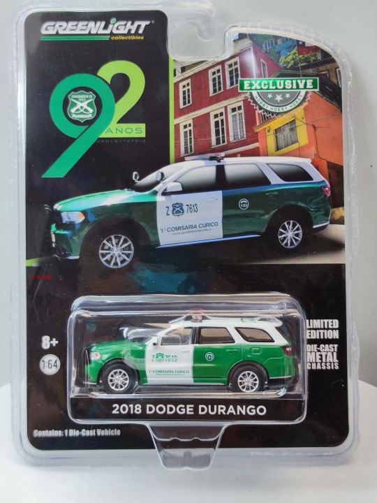 greenlight-1-64-2018ดอดจ์-durango-chi-mobil-polisi-mengumpulkan-รุ่น-die-cast-paduan