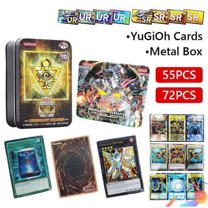Yugioh Cards 5572PCS/Set YuGiOh! Card Game Set with Tin Box
