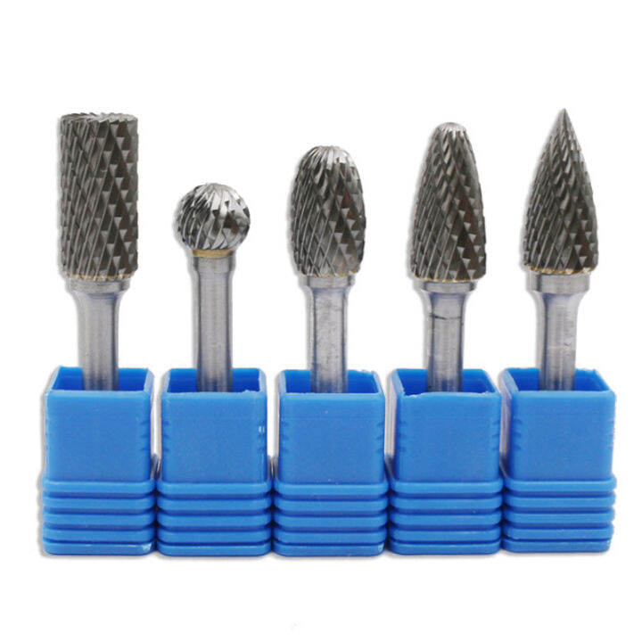 carbide-rotary-burr-set-12mm-head-with-shank-double-cut-file-for-drill-bits-polishing-engraving-drilling-5-pack