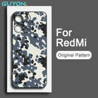 Guyon เคสนิ่มสำหรับ Xiaomi Redmi 12,4G ดีไซน์ใหม่ลายพรางดั้งเดิมซิลิโคนเหลวกันกระแทก