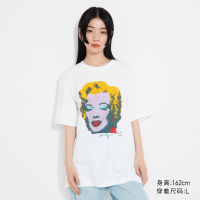 Uniqlo เสื้อยืดพิมพ์ลายเก็บถาวรชาย/หญิง (UT) (แขนสั้น Andy Warhol) 463150