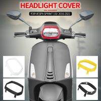 Motorcycle Front Headlight Bezel Trim Guard Protector Lamp Decorate Cover For Vespa Sprint 50 125 150 2016-2022 Accessories