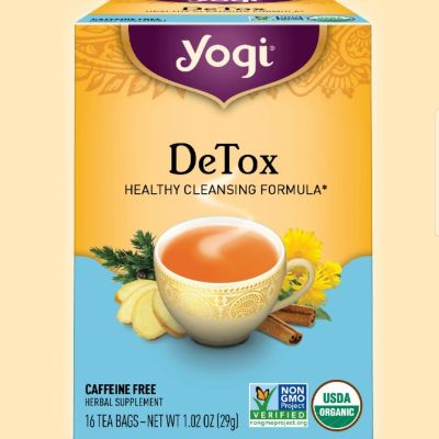 Premium for U📌ชา YOGI TEA DETOX TEA BOX ชาสมุนไพรออแกนิค  ชาเพื่อสุขภาพ จากอเมริกา📌 Detox