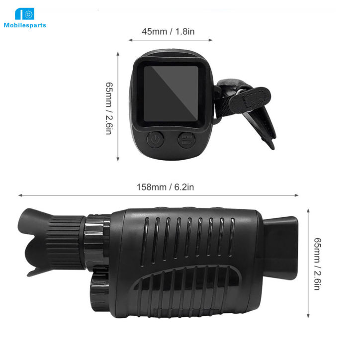 กล้องส่องทางไกลมองกลางคืนแบบตาเดียวดิจิตอลพร้อม-lcd-tft-กล้องสำหรับทัศนวิสัยกลางคืนดิจิตอลขนาด1-5-สำหรับการเฝ้าระวังในตั้งแคมป์กลางแจ้งล่าสัตว์ตอนกลางคืนจากเครื่องอ่านการ์ดส่งใน24ชั่วโมง