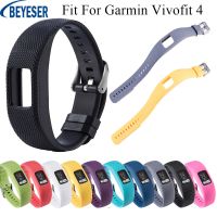 สายรัดข้อมือซิลิโคนนิ่มสำรองสำหรับสายรัดสร้อยข้อมือ Garmin Vivofit 4สายนาฬิกากีฬากิจกรรมฟิตเนสสำหรับ Garmin Vivofit 4