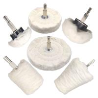 Buffing Wheel for Drill Buffing Pad Polishing Wheel Kits Wheel Shaped Polishing Tool for Metal Aluminum Stainless Etc