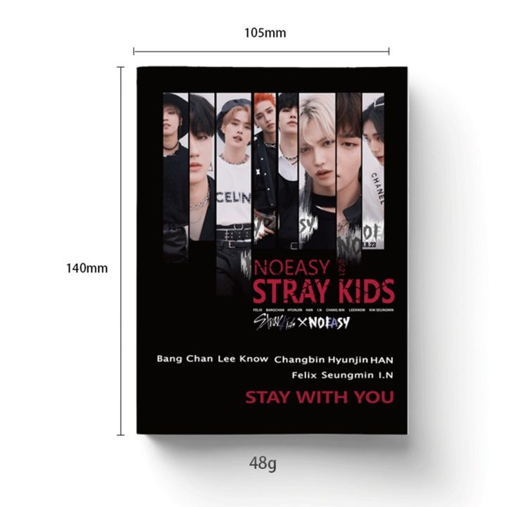 โฟโต้บุ๊ค-photobook-อัลบั้มรูปภาพ-52-หน้ารวมปก-ขนาด-10-5-14-cm-stray-kids-photo-album-no-easy