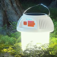 4W Solar Powered Camping Lights IP22 Waterproof 38 LED Tent Lamp Lights Type-C Charging 3 Gears Remote Control Lighting