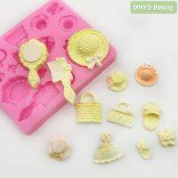 【CW】☫✎♚  Household Tools Decoration Moulds Hairdressing Cosmetics Silicone Chocolate Fondant Mold