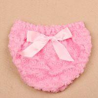 Newborn Bow Ruffle Cotton Baby Girl Bloomers Diaper Cover Tutu Ruffled Panties Birthday Shorts Newborn Photo Props