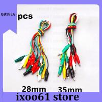 ixoo61 store 10pcs Colorful Cord Alligator Clip Electronic DIY Electric Double-head Test Power Cable Connection Line Accessories