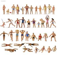 ▤♘☃ Evemodel 40pcs Different Poses HO Scale 1:87 Swimming Figures People Beach Scenery Layout Miniature P8720