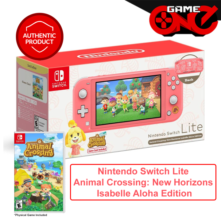 Nintendo Switch Lite Animal Crossing New Horizons Bundle - Isabelle's ...