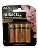 ถ่าน Duracell Everyday Alkaline 1.5V แพค 4 ก้อน ของใหม่ ของแท้