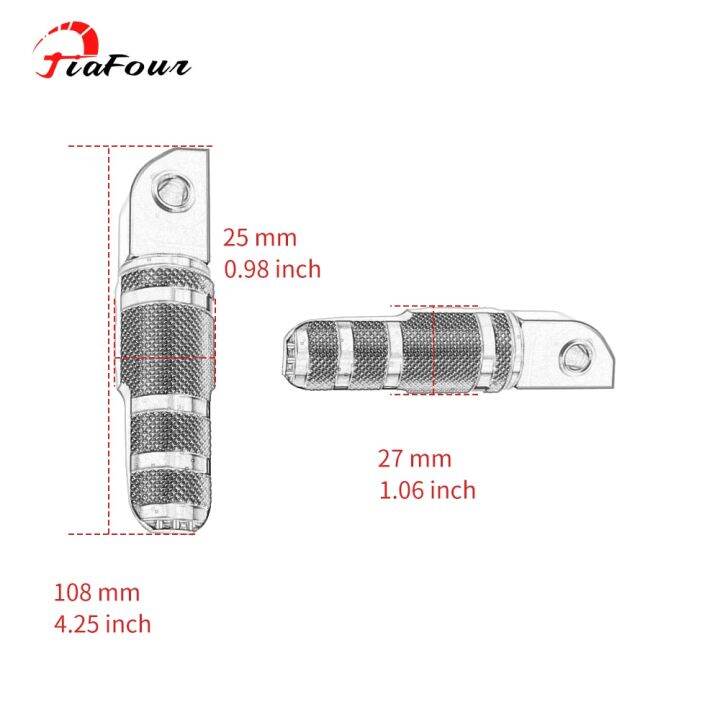 เหมาะสำหรับรถสามล้อ660สตรีทสาม765-s-rs-สตรีทสาม675-s-r-speedtriple-1200-r-rr-เดย์โทนาที่วาง675r-แป้นเหยียบเท้าด้านหลัง