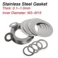 M3-M15 Shim baja tahan karat Ultra tipis menyesuaikan mesin cuci datar presisi tinggi bantalan poros Spacer Gasket tebal 0.1 0.2 0.3 0.5 1.0