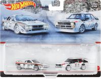 Hot Wheels Premium 2-Pack Lancia Rally 037 / 84 Audi Sports Quattro HCY73