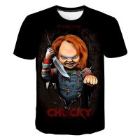 2021 New Chucky Summer T-shirt Men Women Children 3D Printed T Shirts Fashion Casual Boy Girl Kids Short Sleeve Cool Tops Tee