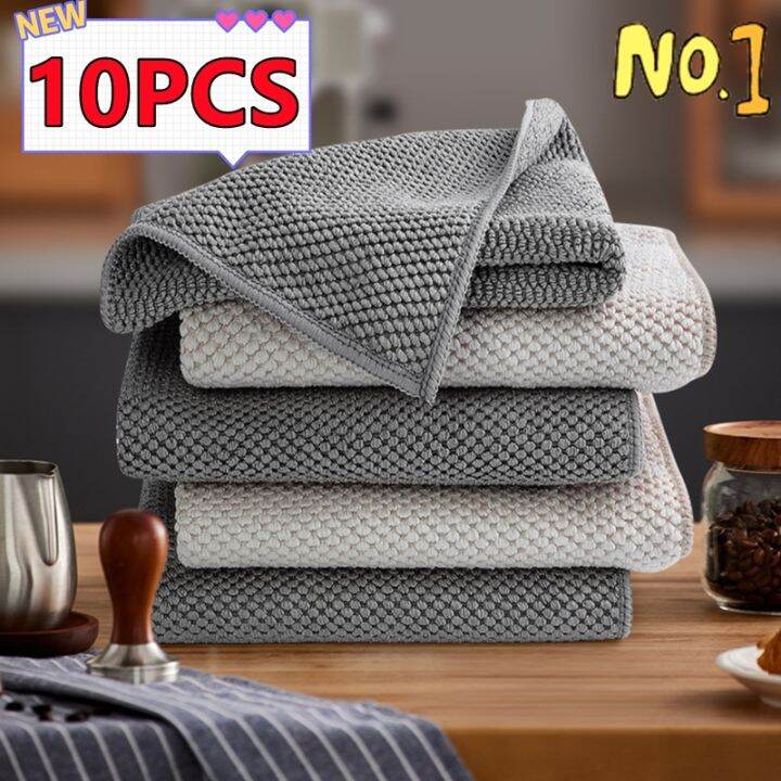 10-5-3pcs-kitchen-bar-cleaning-cloth-towel-tea-shop-coffee-machine-special-rags-water-absorbing-square-towels-household-cleaner