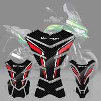 สำหรับ Kawasaki Versys 650 1000 X300 Versys-X คาร์บอน3D-ดูสติกเกอร์ปลอกปกป้องเข่าถังน้ำมันมอเตอร์ไซค์