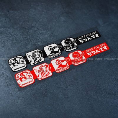 【CW】 Speed Vinyl Sticker Japan Motorcross Racing Decal Reflective Car Accessories