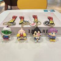 ITEFUG หอมหวาน ของตกแต่ง จี้ SON goku โลหะผสม อะนิเมะดราก้อนบอล ผัก IV ที่ใส่กุญแจลายการ์ตูน หัวเข็มขัดกุญแจ พวงกุญแจผู้หญิง จี้สไตล์เกาหลี