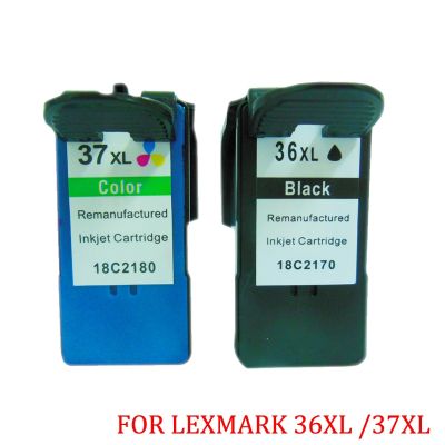 【Thriving】 หมึกที่เข้ากันได้สำหรับ Lexmark 36 37สำหรับ X3650 X4650 X5650 X6675 X6650 Z2420 LM36เครื่องพิมพ์ LM37