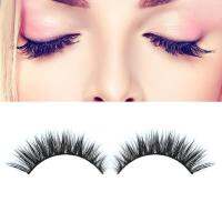 3D แฟชั่นหนาไขว้ธรรมชาติขนตาปลอม Minkhair Handmade Eye Lashes