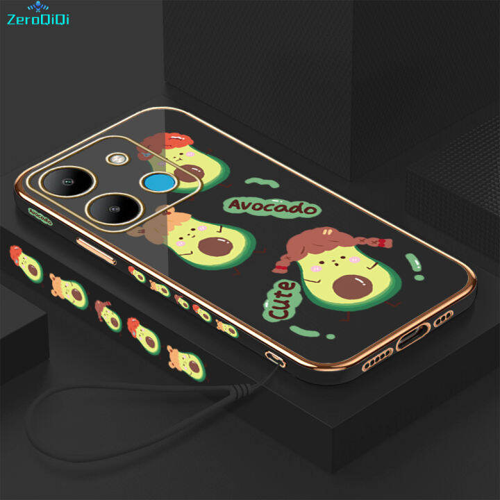 เคส ZeroQiQi สำหรับ Infinix Smart 7 Infinix X6515ฟรีสายคล้อง + ผลไม้อะ ...