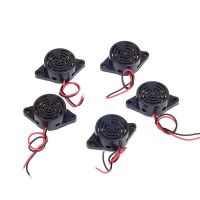 ♟☑ 5PCS SFM-27 Buzzer 95DB Beep Alarm High-decibel 3-24V 12V Continuous Beep Buzzer Diy Electronic Kit for Arduino