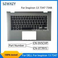 SZWXZY Laptop Palmrest For DELL For Inspiron 13 7347 7348 0V5CHP V5CHP 0T7RY5 T7RY5 Silver With Backlit English US Keyboard New