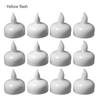 12pcs Flickering Led Candle Tealights No-remoteremote Control Candles Flameless With Wedding Home Decors