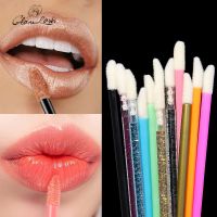 【CW】 Disposable Cosmetic Makeup Lip Brush Lipstick Glossy Solid Wands Cleaner Applicator Eyeshadow Lip Gloss Mascara Brushes Tools