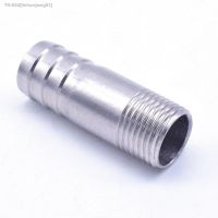 ◆ 1/8 1/4 3/8 1/2 3/4 1 2 3 4 BSP Male Hose Barb Barrel Nipple Coupler 201 304 316 Stainless Steel Pipe Fitting Connector