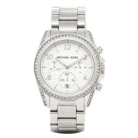 นาฬิกาผู้หญิง MICHAEL KORS Chronograph White Crystal Ladies Watch MK5165