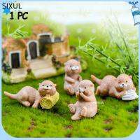 SIXUL 1 PC ของขวัญ สวนนางฟ้า การตกแต่งบ้าน ตุ๊กตานาก โมเดลสัตว์ ภูมิทัศน์ขนาดเล็ก หมาน้ำจิ๋ว