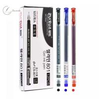 BOWENDA 6ชิ้นชิ้น/เซ็ตออฟฟิศหมึกความจุขนาดใหญ่0.38มม. สีดำ/ สีฟ้า/สีแดงนักเรียนปากกาเซ็นชื่อเพชรปากกาหมึกเจลปากกาเขียน