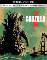 811038 4K UHD Godzilla 2014 panoramic sound country with 5.1 Blu ray movie disc science fiction action