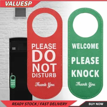 Do Not Disturb Hanging Sign Cleaning Double-sided Door Tags Shop Pendant  For Club Cafe Hotel Door Sign