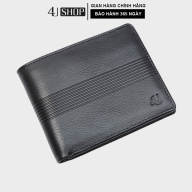 Bóp ví nam da bò thật 4U cao cấp dáng ngang dập vân, có nhiều ngăn đựng tiền và thẻ tiện dụng FA220 thumbnail
