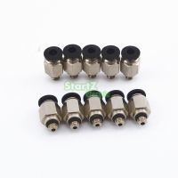 【cw】 10PcsHigh quality 6mm to M5 39; 39; Thread Male Straight Pneumatic Tube Push In Fittings Pipe 【hot】