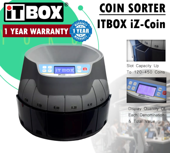 iTBOX Coin Sorter Coin Counter iZCoin Electronic Money Coin Counter