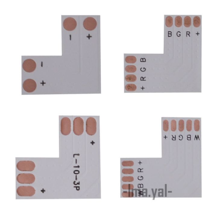 5set-l-shape-2pin-3pin-4pin-5pin-6pin-connecting-corner-right-angle-5mm-8mm-10mm-12mm-fpcb-5v-12v-24v-led-strip-connector