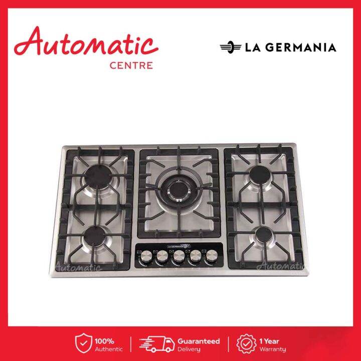 La Germania HC9005 86cm Cooktop Hob 5 with Gas burners and Safety