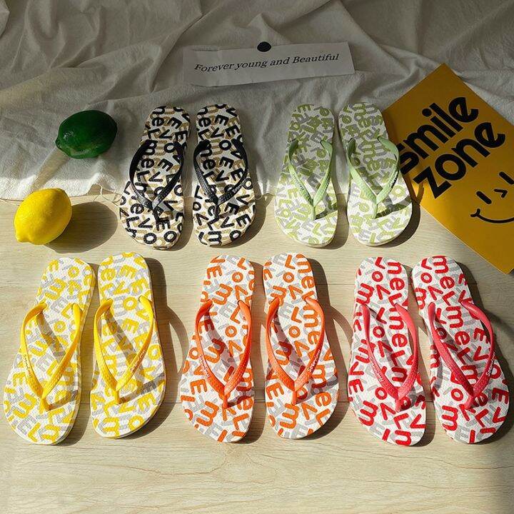 the-new-2022-flip-flops-female-han-edition-letter-soft-bottom-pinch-slippers-outside-wear-cool-lazada-selling